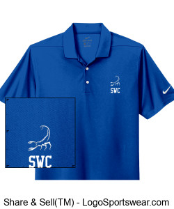 SWC Blue Polo Design Zoom